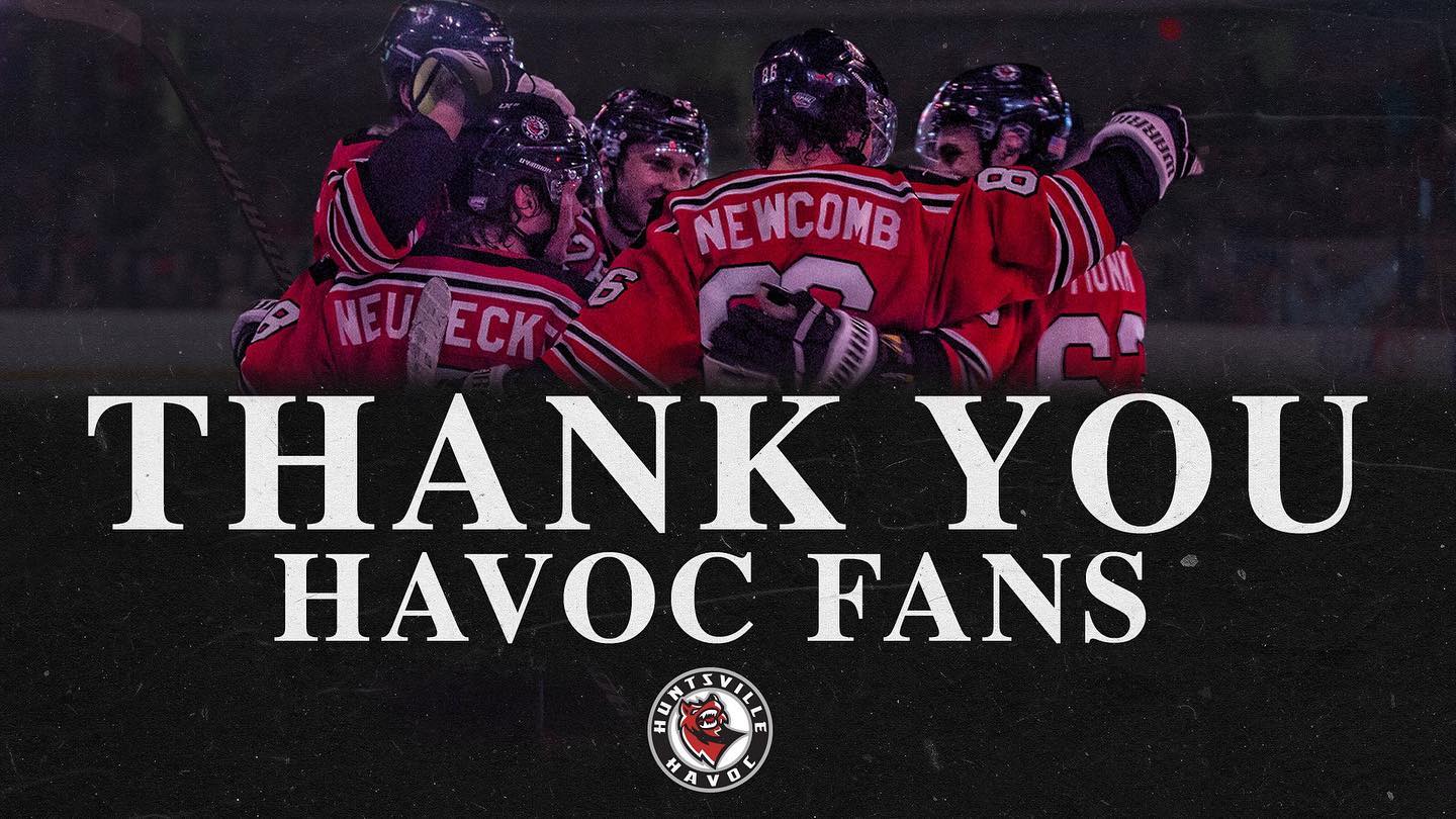Thank you for an unforgettable season, Havoc fans.